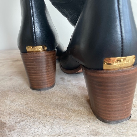 Kate Spade Mireille Tall Leather Boots/Booties black size 9 - Picture 5 of 8